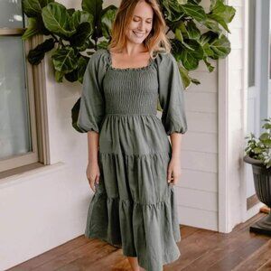 Neuflora Odessa dusty teal dress